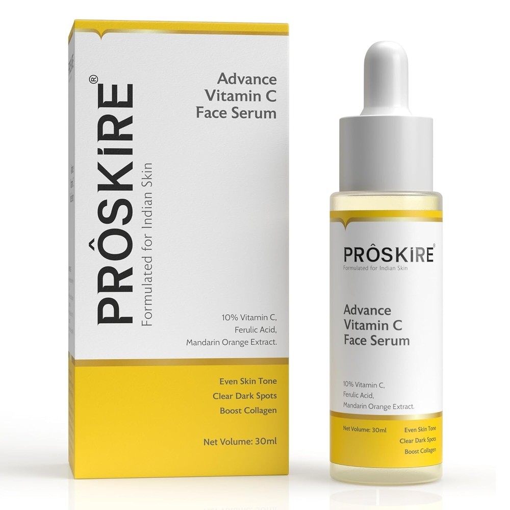 Proskire 10% Advance Vitamin C Face Serum with Ferulic Acid - 30ml Free Shipping