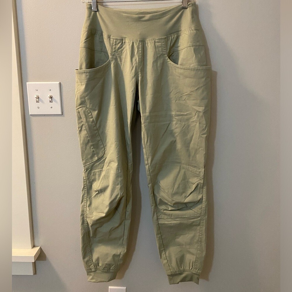 Prana Kanab パンツ ジュニパー グリーン サイズ スモール オーガニックコットンブレンド。 28インチ股下