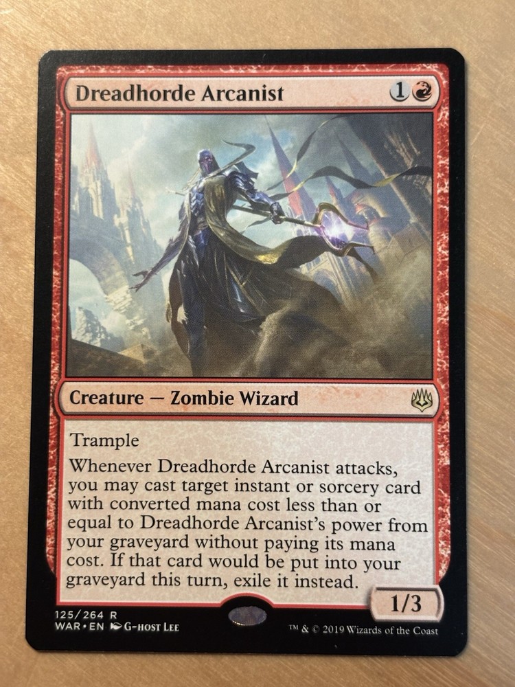 MTG Magic the Gathering Dreadhorde Arcanist War of the Spark LP