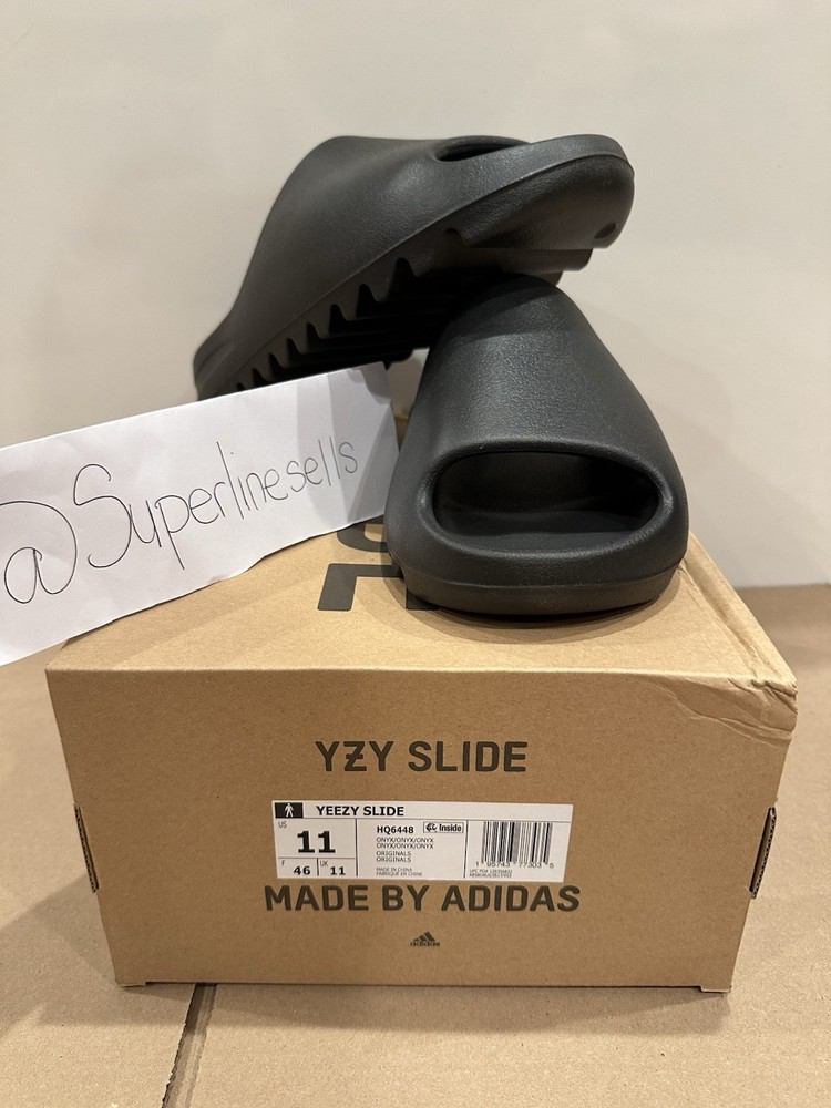 Adidas Yeezy Slide Onyx Size 11 (100% AUTHENTIC|BRAND NEW|FAST SHIPPING) HQ6448