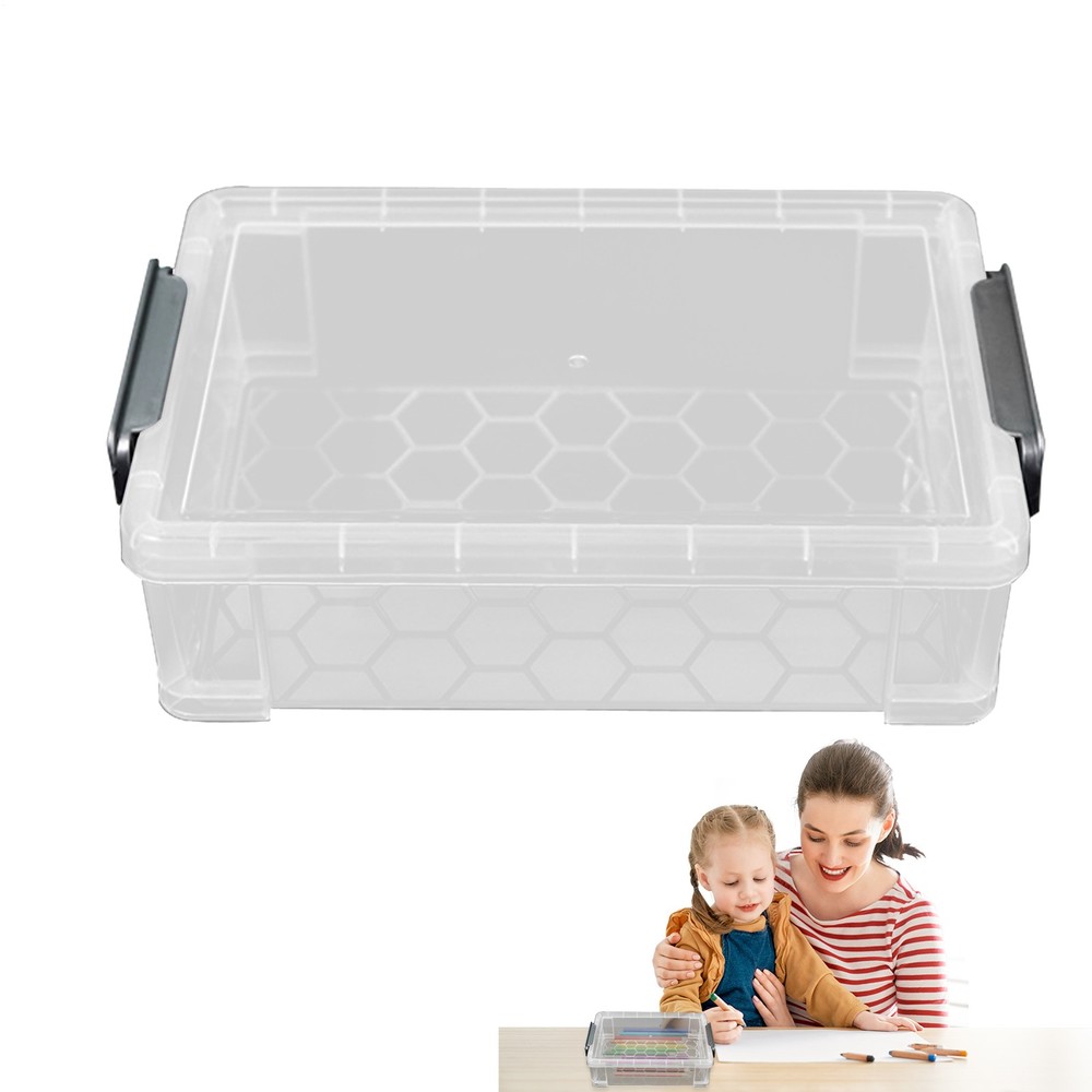 Paint Storage Box Multifunctional Paint Storage Containers Clear Artist