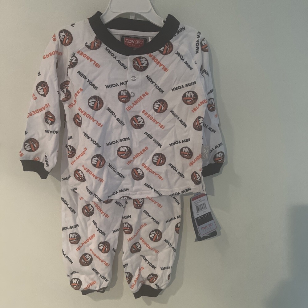New York Islanders 2T 2-Piece Pajama Set NWT