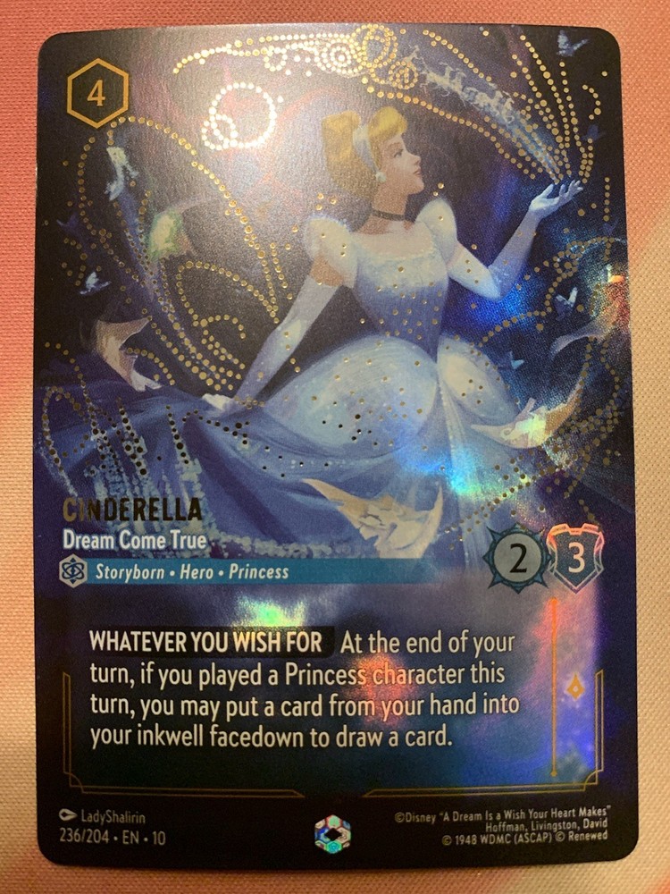 Cinderella Dream Come True 236/204 Enchanted Disney Lorcana