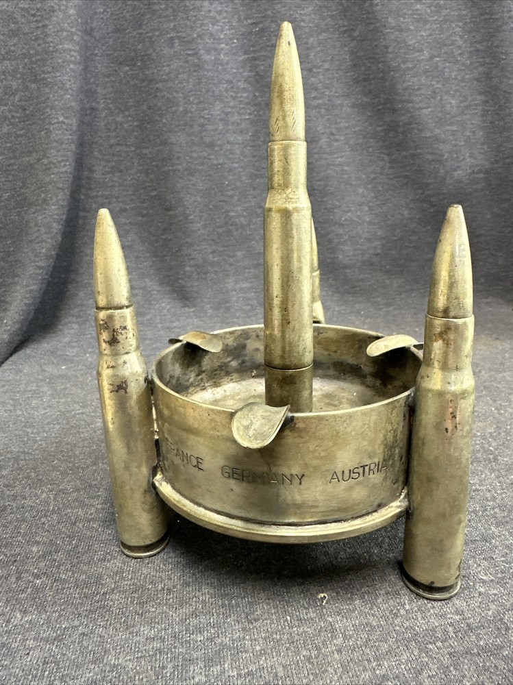 WWII US Trench Art -John F Compton - France Germany Austria - Blood Fire
