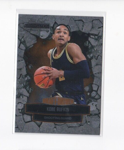 KOBE BUFKIN 2022 WILDCARD ALUMINATION BASKETBALL DRAFT DRIVEN INSERT ROOKIE