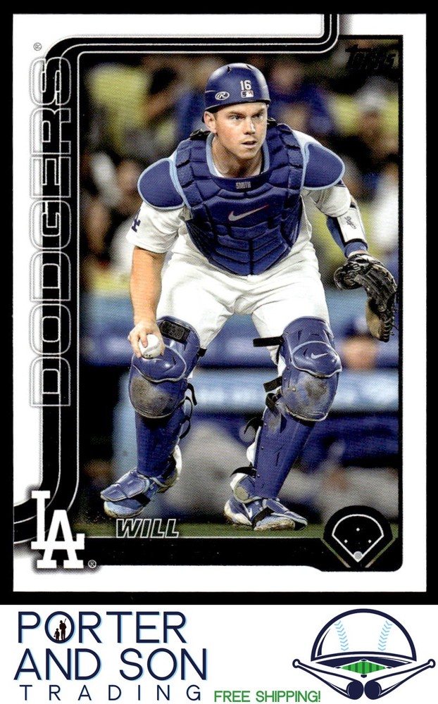 Will Smith 2025 Topps Series 1 #212 Los Angeles Dodgers Baseball Card