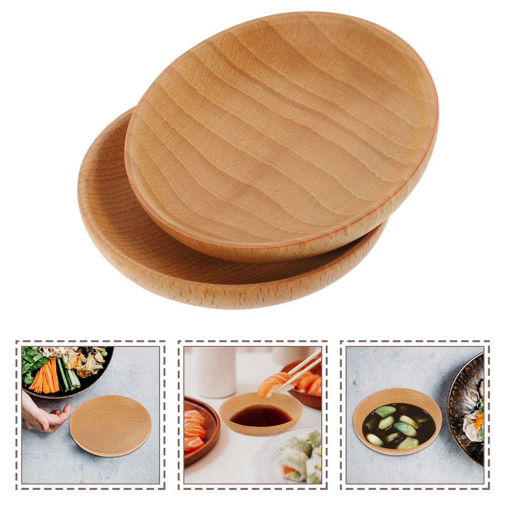 2pcs Dip Bowls Salad Dishes Sauce Dishes For Dipping Saucers Plates Food Home