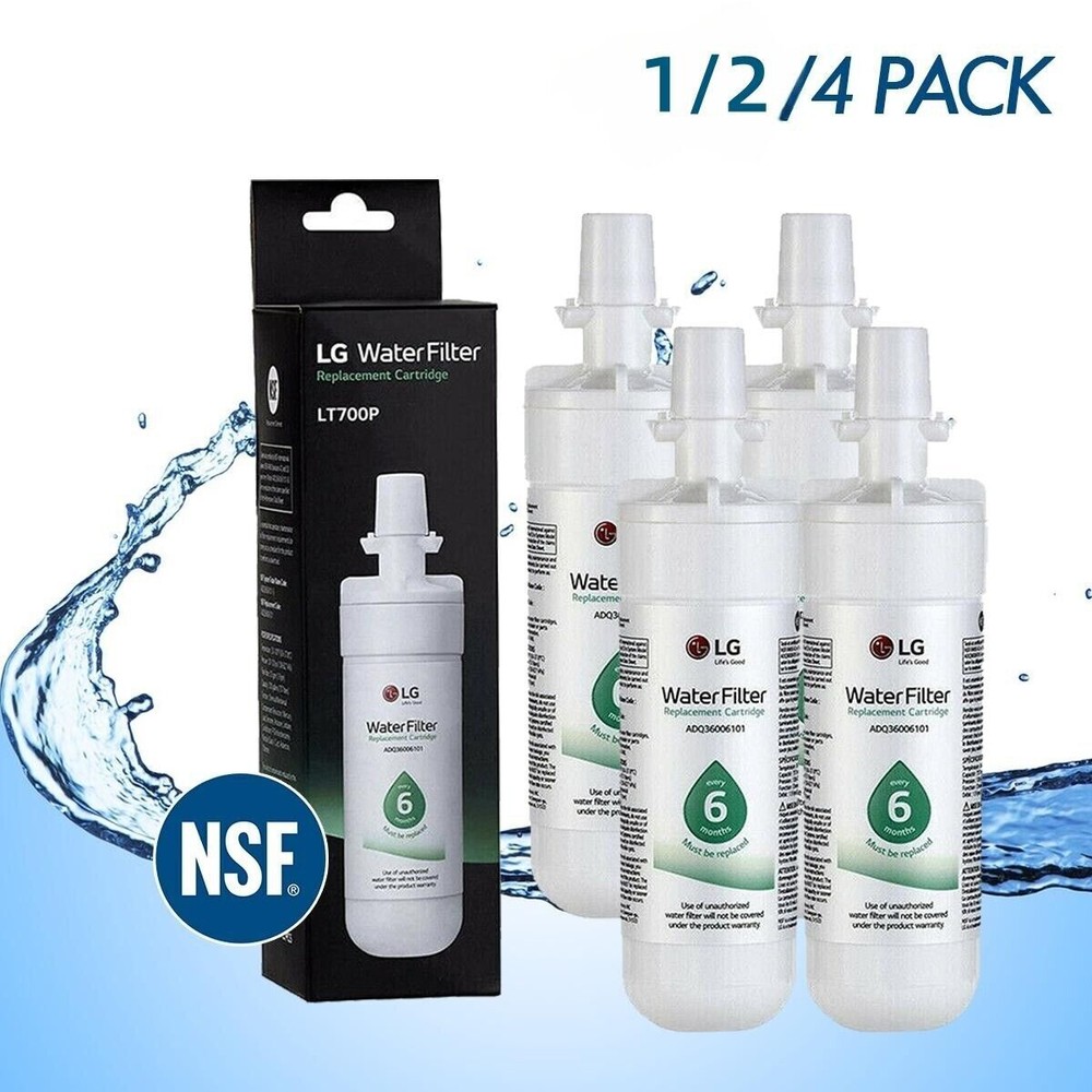 1-4Pack LG LT700P Refrigerator Water Filter ADQ360061 46-9690 New Sealed