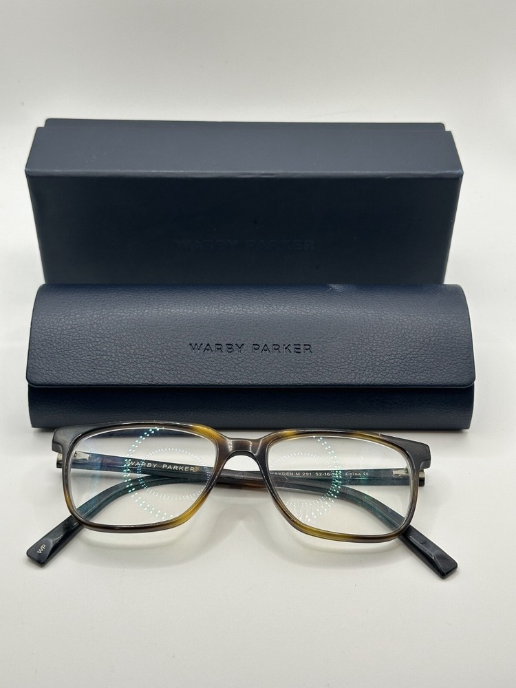 Warby Parker Hayden M 291 Brown Tortoise Square Eyeglasses Full Rim FRAMES ONLY
