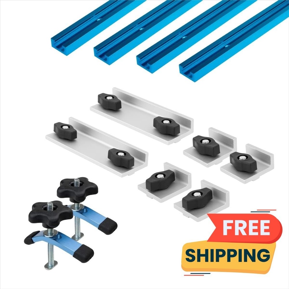 Kit de riel en T con perfil de corte doble, orificios de montaje pretaladrados