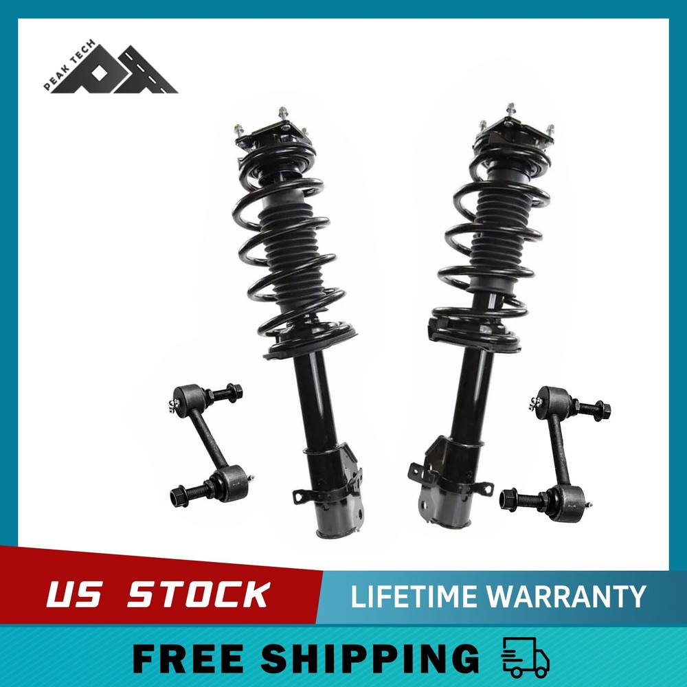 2+2 Front Struts & Sway Bars for 2011-2014 Ford Edge V6 and 2011-2015 Lincoln MKX