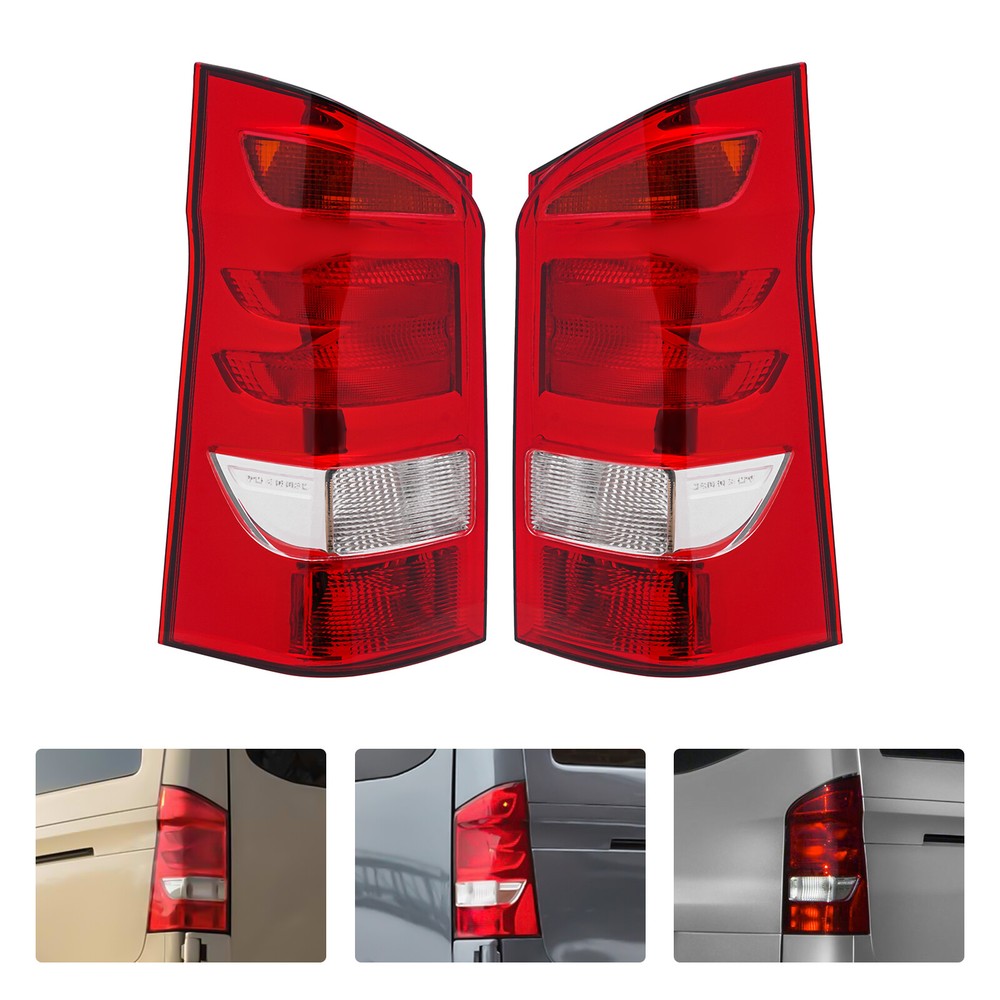 For 2016-2019 Mercedes-Benz Metris Rear Tail Light Lamps Halogen Left+Right Side