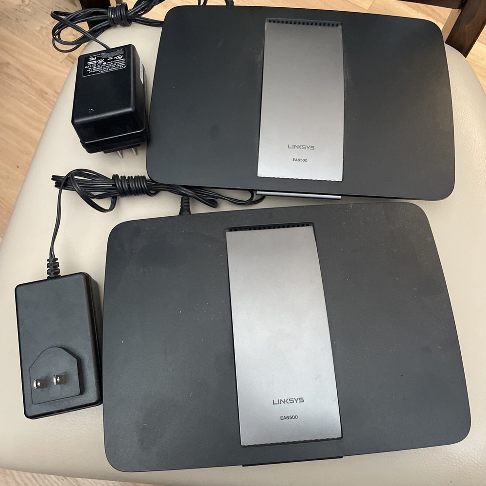 1 of 2 Linksys AC1750 4-Port Gb Wireless AC Router (EA6500v2) (with USB 3.0)