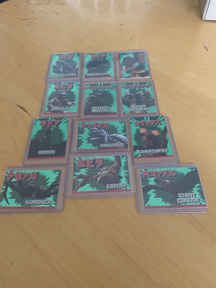 2024 Super7 Toho Godzilla Series 1 Complete C1-C12 Rare Trading Card Set