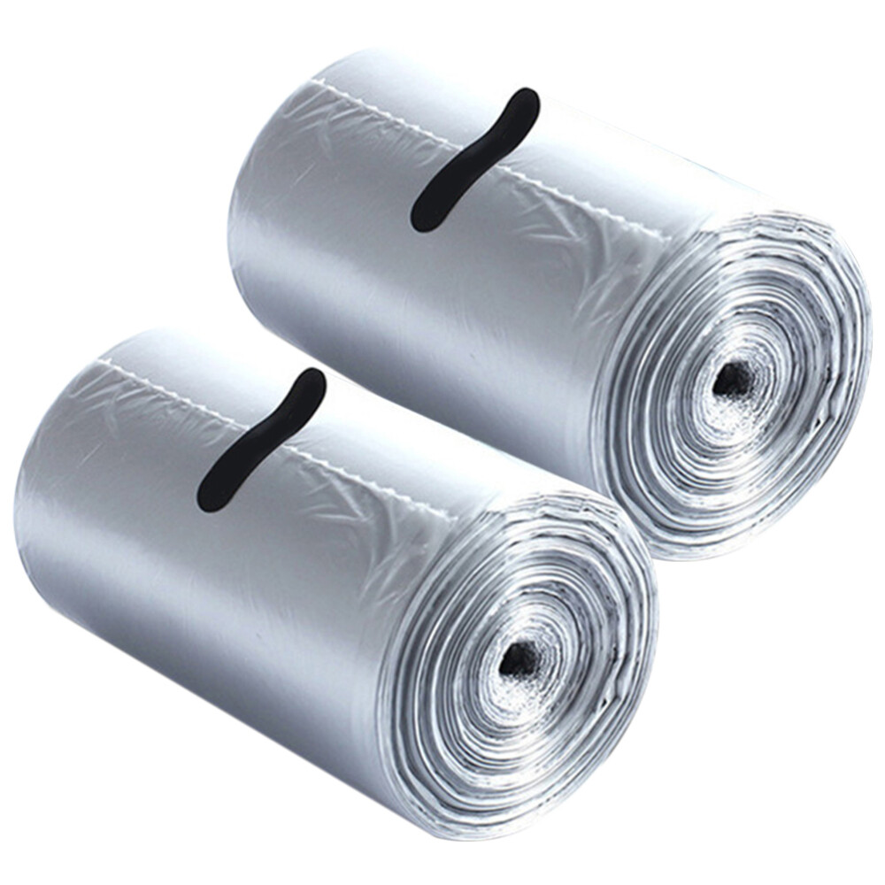2 Rolls Dispenser Office Garbage Collection Litter Bags Trash