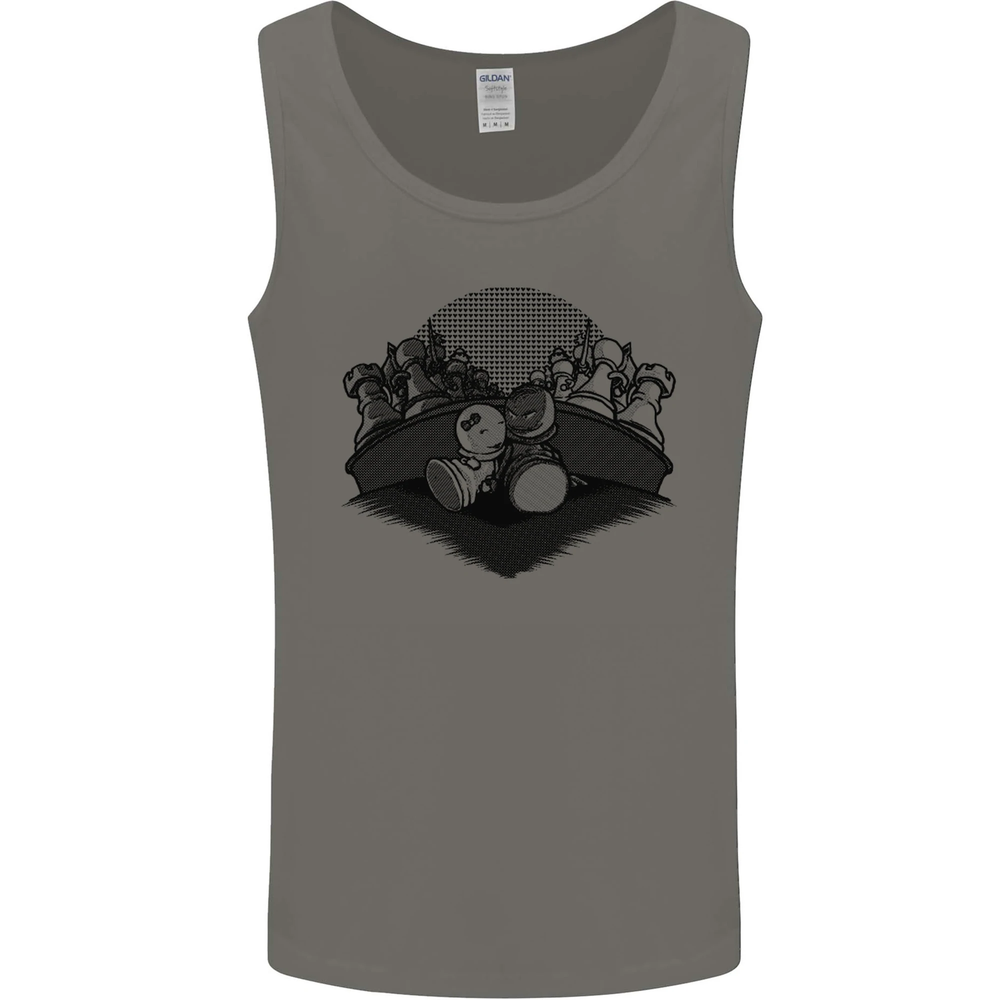 Men's Chess Player Graphic Vest Tank Top
