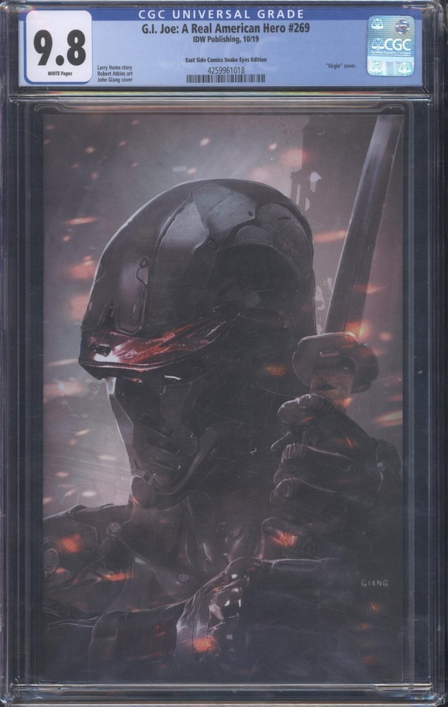 G.I. Joe A Real American Hero 269 Snake Eyes East Side Exclusive John Giang IDW Oct 2019