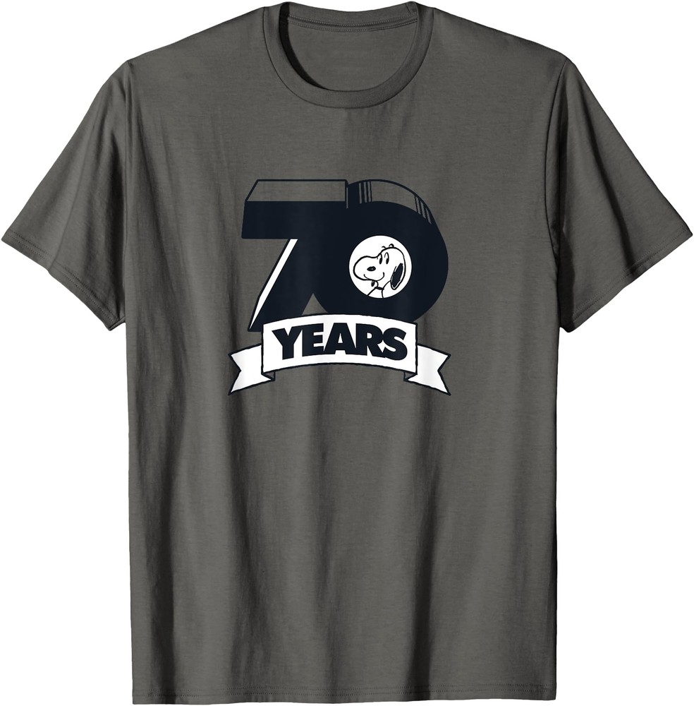 Peanuts Snoopy 70 Years T Shirt Men