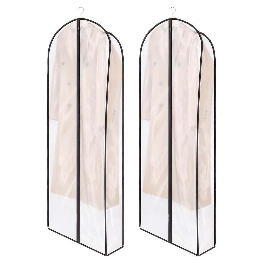 Breathable 60-Inch Long Fur Coat and Gown Storage Dress Bags with Dust Protection