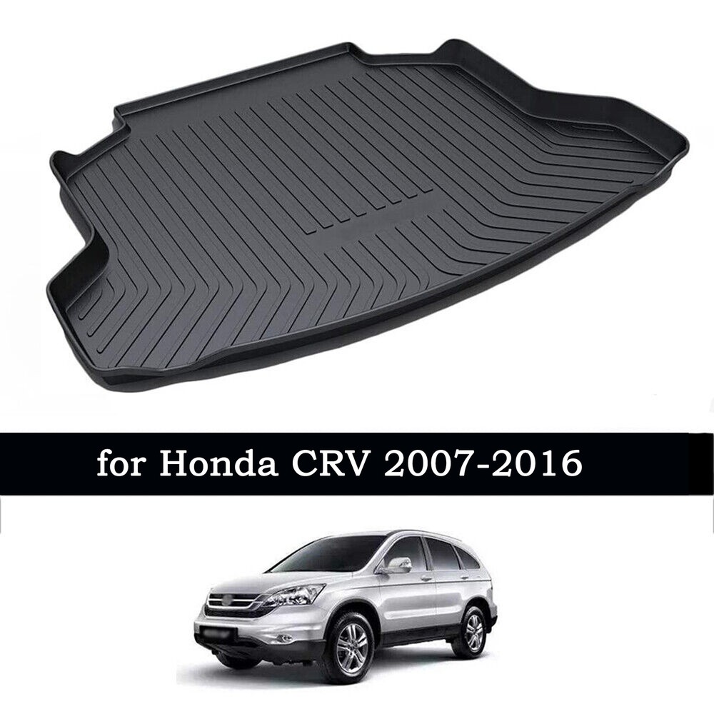 fit for Honda CR-V 2007-2016 Car All Weather Black Floor Mats Trunk Cargo Liner