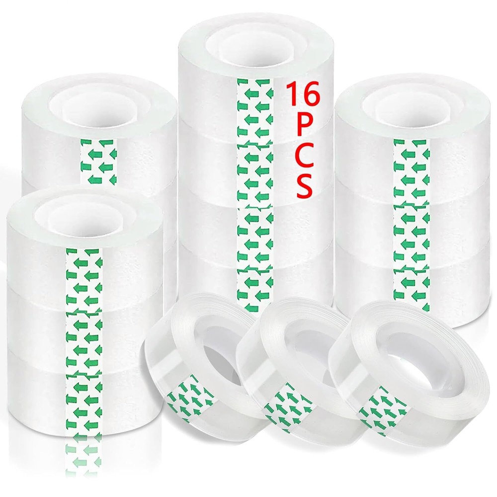 Transparent Tape Refills, 3/4-Inch x 1000 inch Clear Tape, 1