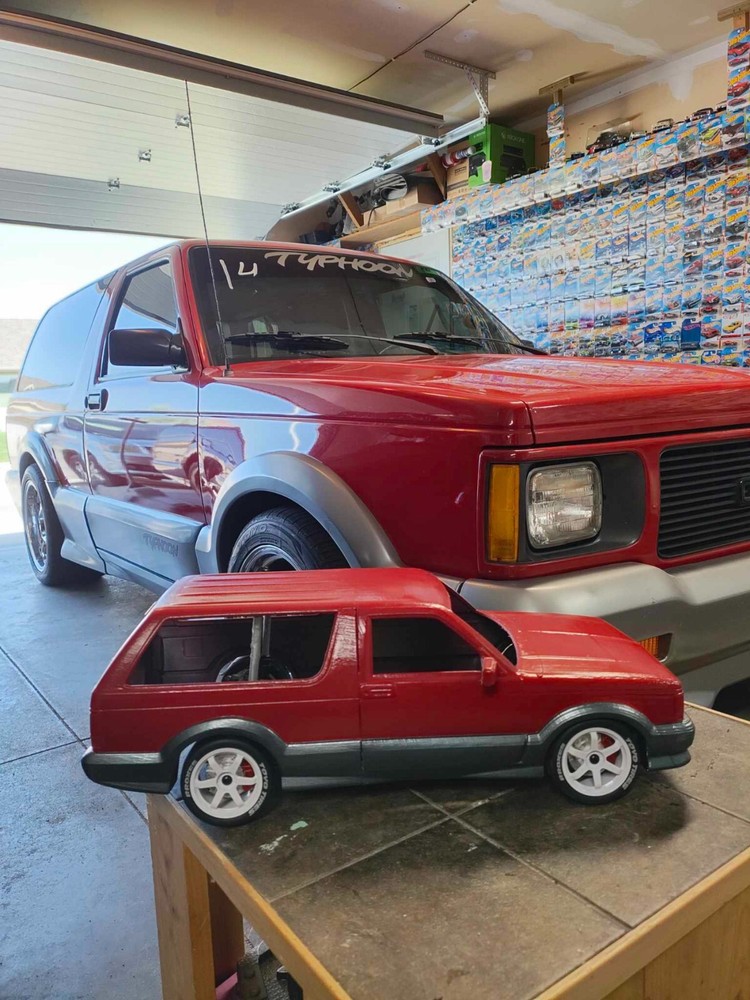 3d Printed RC Car Body 1/10 GMC Typhoon