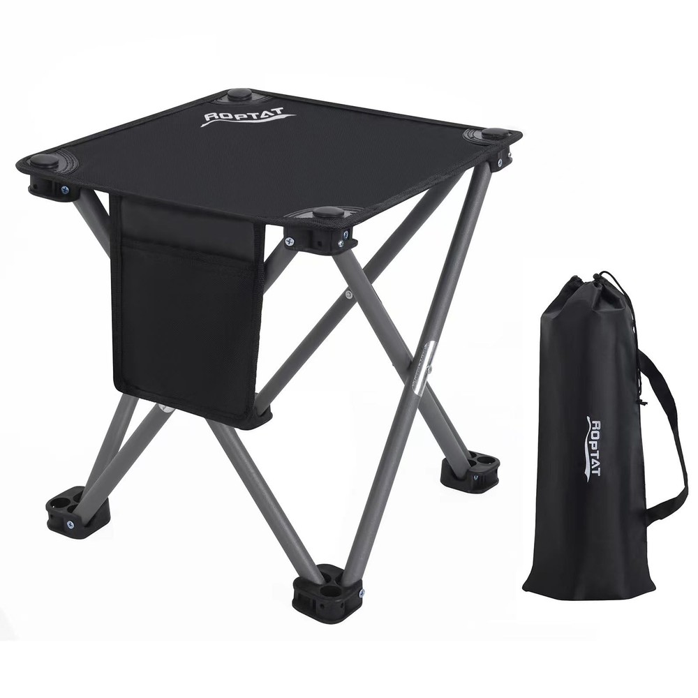 Portable Lightweight Folding Camping Stool for Outdoor Fishing and Hiking Adventures