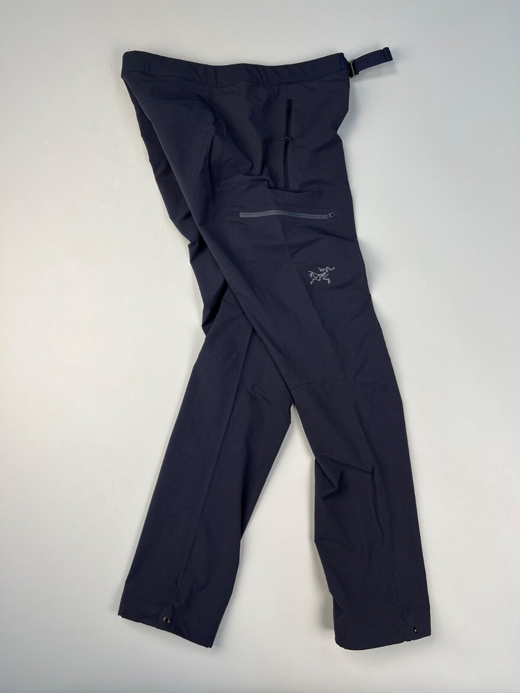 Arc'teryx Gamma LT Softshell Pants Windproof Stretch Size 6 Black Sapphire