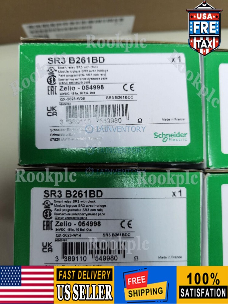 NEW SCHNEIDER SR3B261BD PLC Module SR3 B261BD