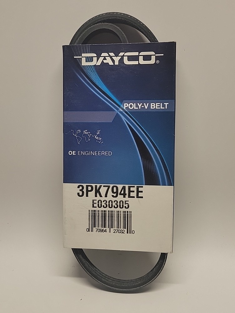 High-Performance Turbo Serpentine Belt by Dayco 3PK794EE