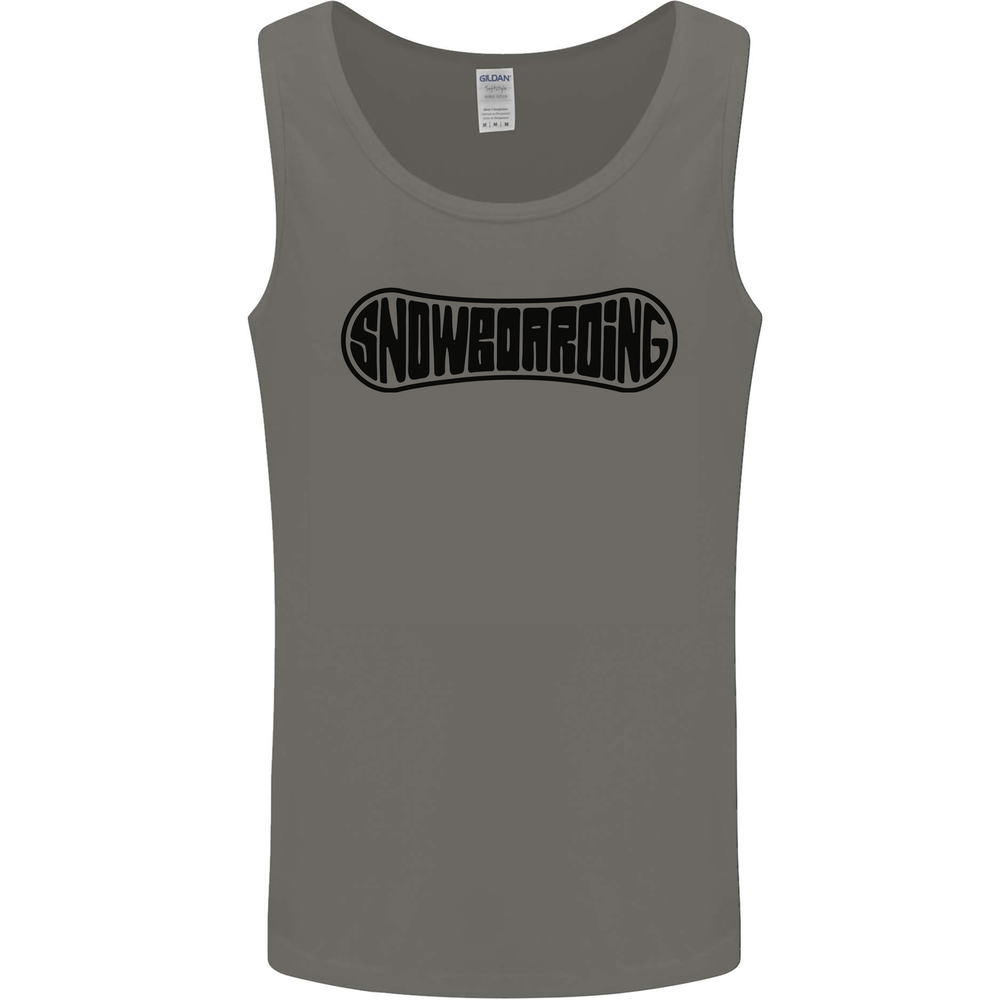 Snowboarding Snow Board Snowboarder Mens Vest Tank Top