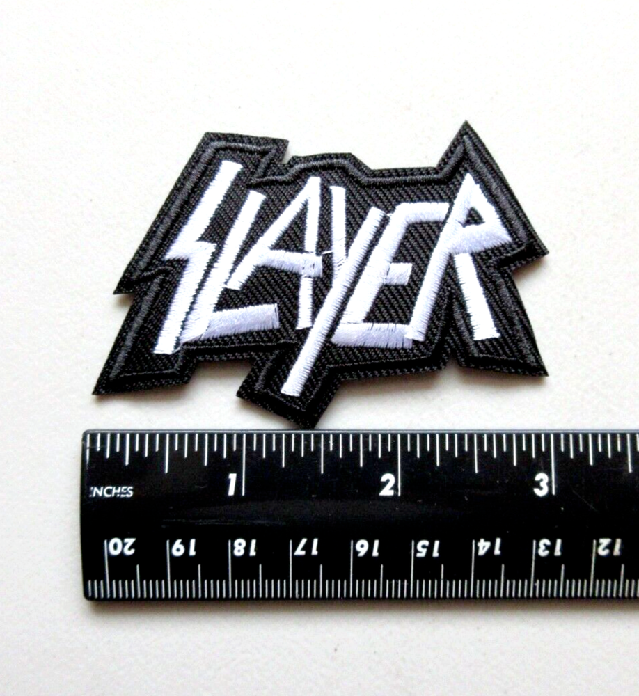 🔥CHAQUETA DE BATALLA DE MÚSICA BANDA DE METAL CAZADOR THRASH CHALECO BORDADO HIERRO EN PARCHE