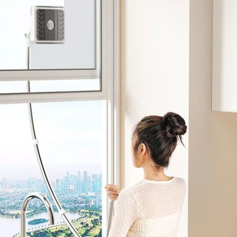 Stainless Steel and PP High-Rise Stretchable Window Cleaner