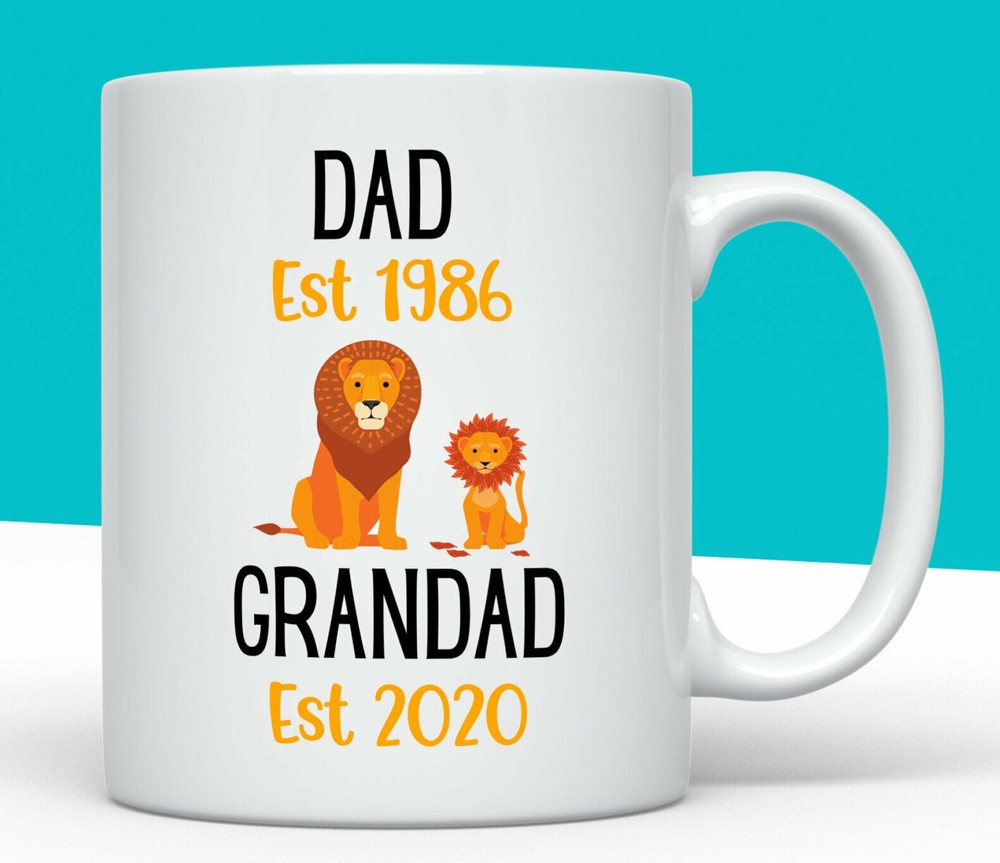 Personalised New Grandad Mug L Fathers Day Mug L Birthday Grandad L Grandad Gift