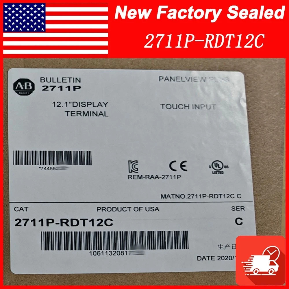NEW SEALED AB 2711P-RDT12C PanelView Plus Display Module 2711P-RDT12C