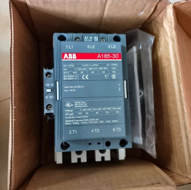 1pcs 100% ABB Brand new original A185-30-11 110V   AC Contactors Quick Shipping
