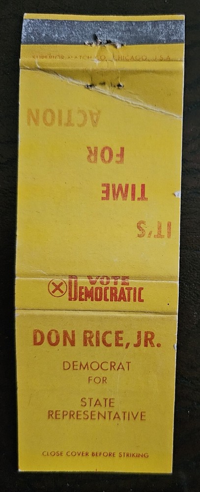 Don Rice Democrat For State Representative  