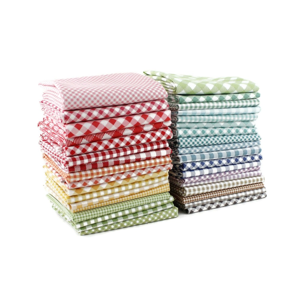 Bee Ginghams Fat Quarter Bundle (35 Pieces) by Lori Holt for Riley Blake 18 x...