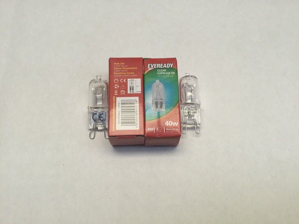 2-Pack Smeg Oven Halogen Light Bulbs CS90GMXA CS90GMXHA CS95GMBNA Replacement