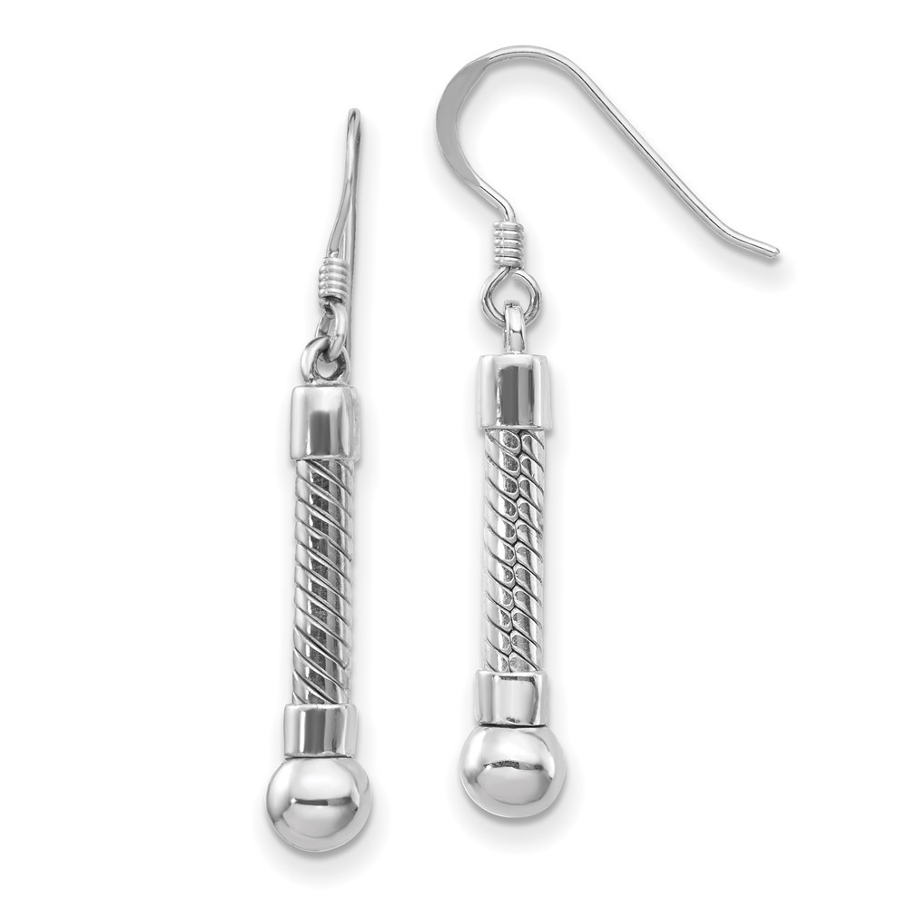 Sterling Silver Reflections Medium Drop & Dangle Earrings 4.05gm L-34.55mm