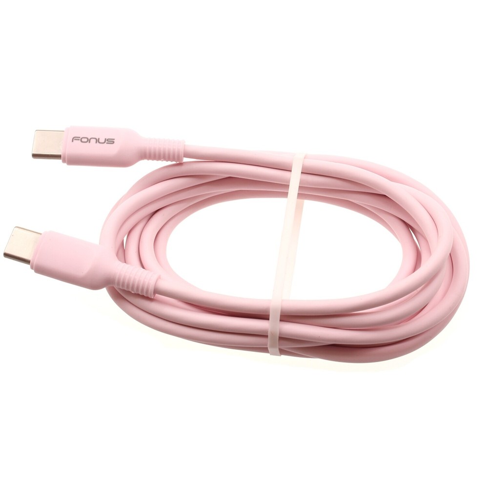 Samsung Galaxy S25 Ultra Plus 6ft Pink USB-C to Type-C PD Fast Charging Cable