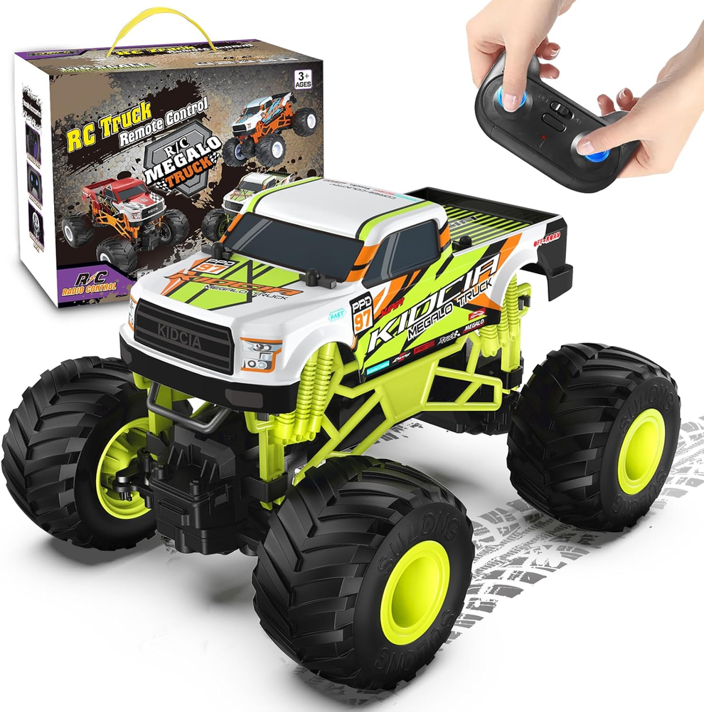 Remote Control Car, 20KM/H Monster Truck Toys for Ages 5-7, 1:16 Scale All Terra