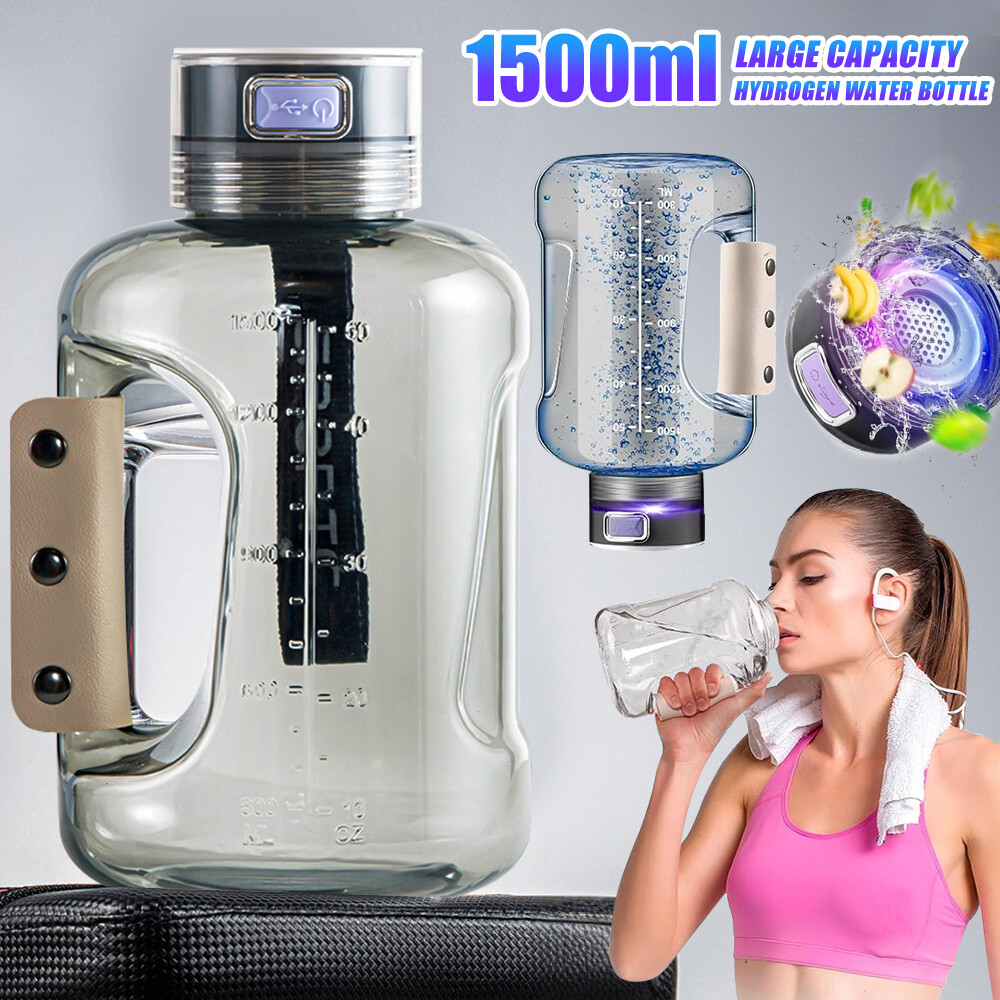1.5L Portable Hydrogen Water Bottle Generator for Rich Hydrogen Infusion  