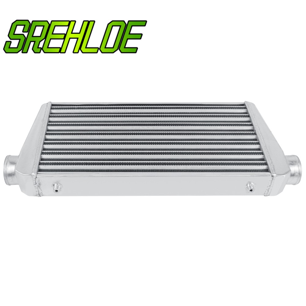 Universal 31x13x3in Aluminum Front Mount Intercooler with 3in O.D In/Out Ports FMIC
