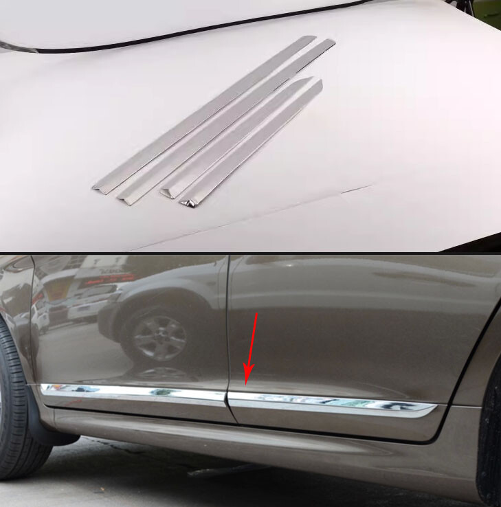For Volvo XC60 ABS Body Door Sill Side Molding cover trim 2014 2015 2016