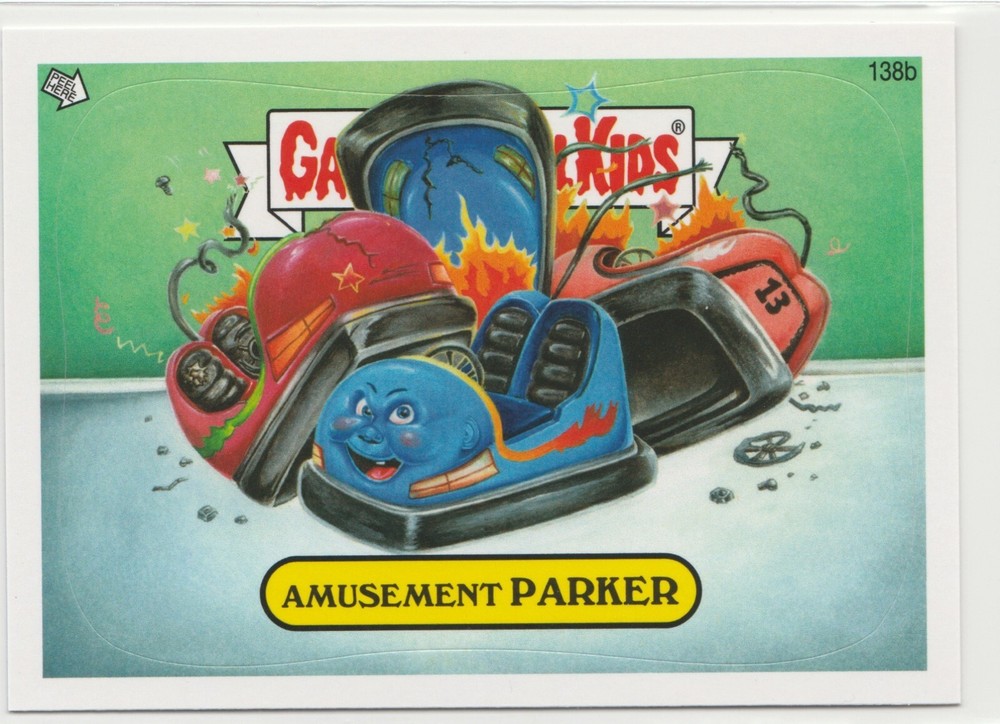 Vintage 2013 Garbage Pail Kids GPK Series 3 BNS3 Amusement Parker #138b Card