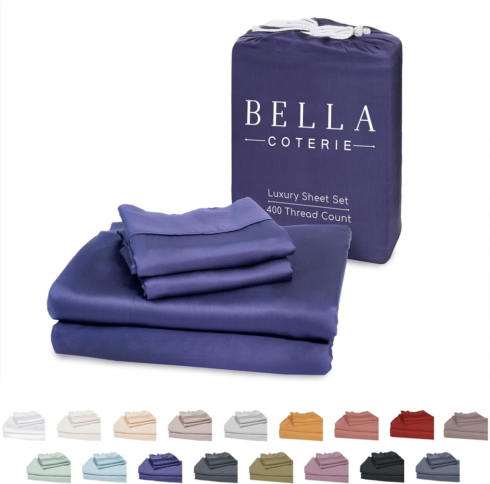 Luxury Bamboo Split King Sheet Set | 100% Organic Bamboo Viscose