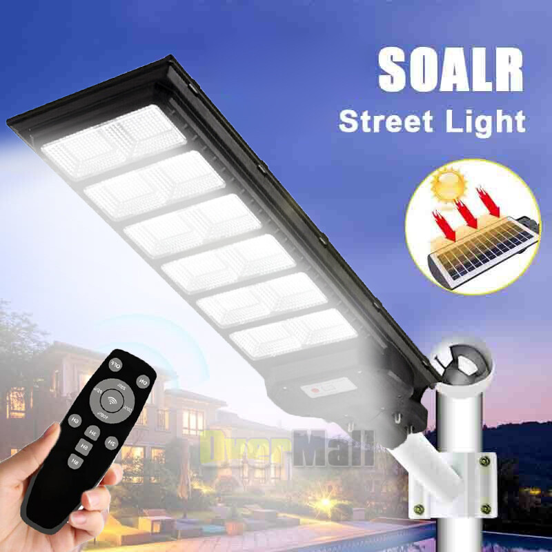 300000LM Solar Motion Sensor Flood Light with 1200LEDs for Outdoor Security