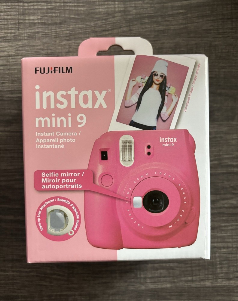 Fujifilm Instax Mini 9 Instant Film Camera - Flamingo Pink