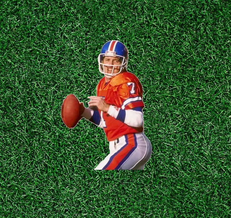 Broncos John Elway vinyl sticker decal - Several Sizes Available